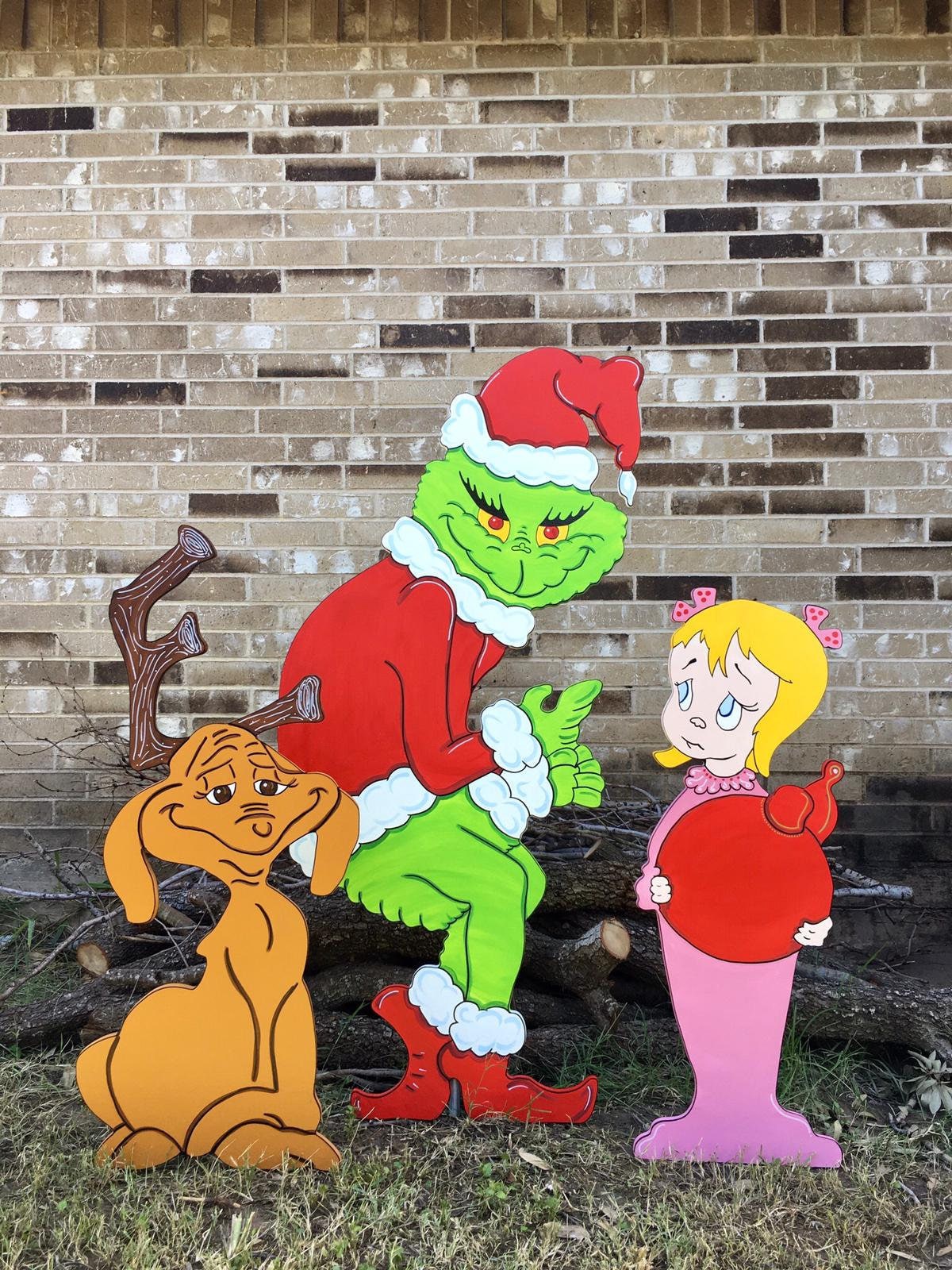 GRINCH Stealing the Christmas Lights Cindy Lou Who Max the - Etsy