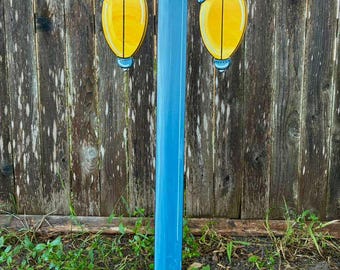 NEW Village Christmas Street Lamp WOOD Lawn Yard Art Decoration