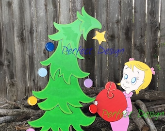 Universal Figurine Ornament - Dr. Seuss - Cindy-Lou Who - 4044984
