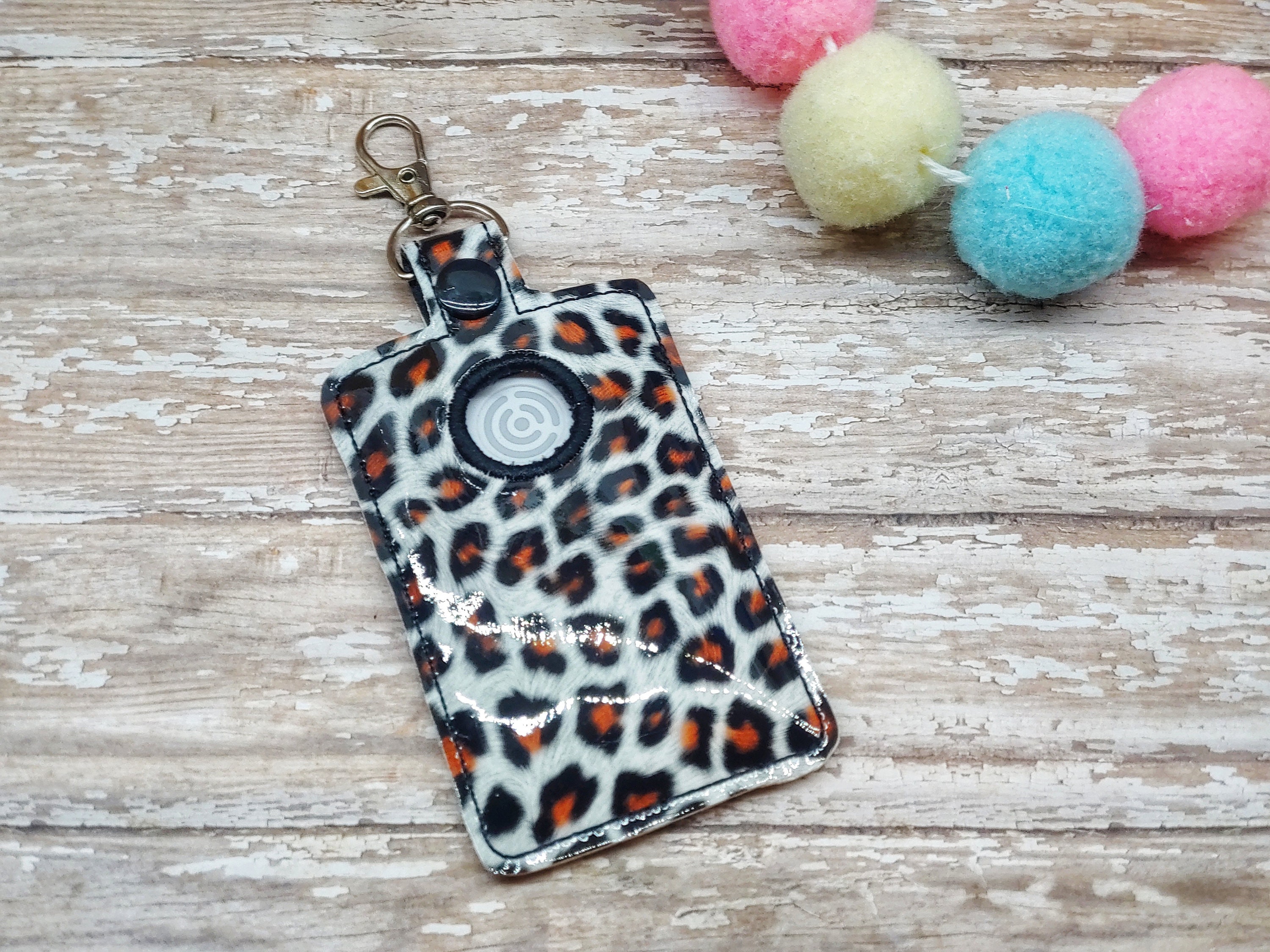Cheetah Print Alarm ID Badge Holder ***With Optional Personalization***