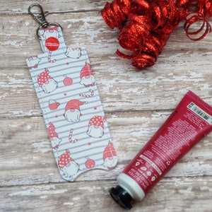 Christmas Gnome Print Lotion Holder ***Excellent Birthday, Easter Basket Gift, Super Stocking Stuffer or Terrific Teacher Gift Idea