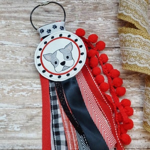 Boston Terrier Bag Tag / Bogg Bag Charm /  Accessory