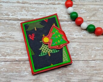 Christmas Tree Mini Composition Notebook Cover *Includes Mini Notebook