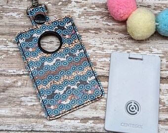 Western Belt Cheetah Print Alarm ID Badge Holder ***With Optional Personalization***