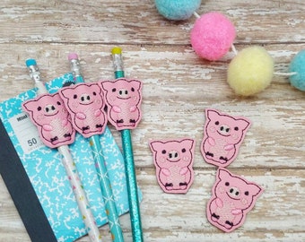 Pig Pencil Hugger / Topper  Straw Hugger  ***Large Quantity Discounts Available!