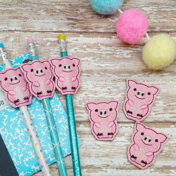 Pig Pencil Hugger / Topper  Straw Hugger  ***Large Quantity Discounts Available!