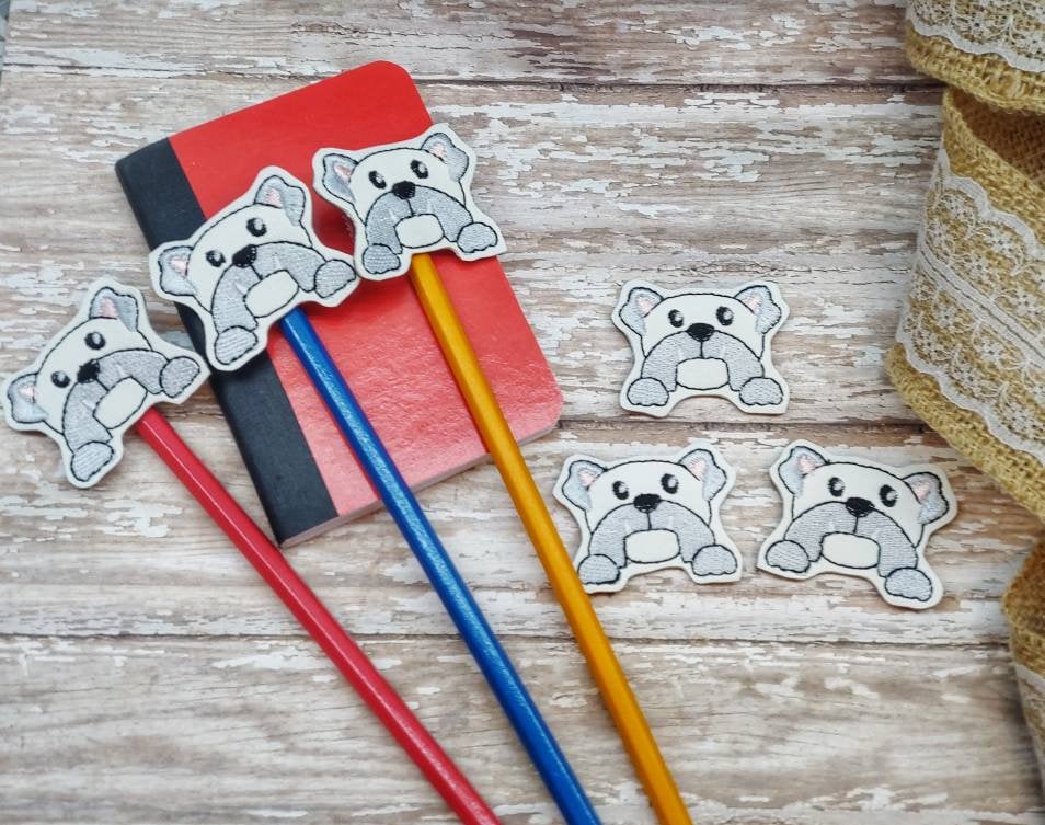 Bulldog Pencil Topper  ***Large Quantity Discounts Available!
