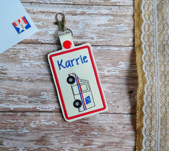 USPS ID Badge Holder / Luggage Tag / Gift Card Holder with Etsy