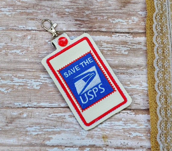 Save the USPS ID Badge Holder / Luggage Tag / Gift Card Holder Etsy