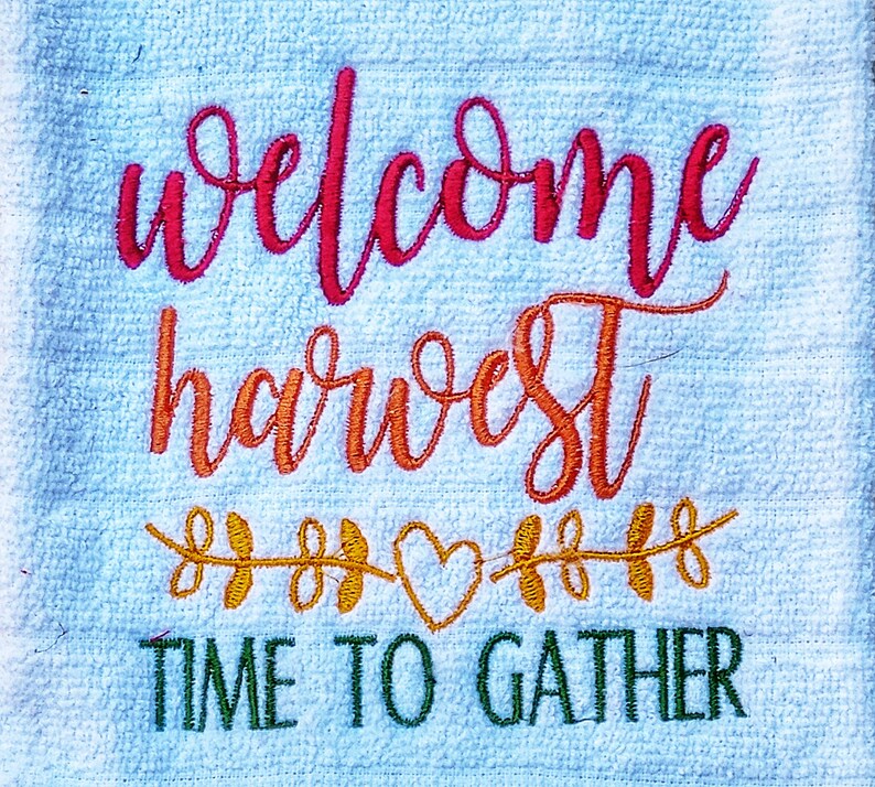 SewYouNeek Embroidered Hand Towel - Thumbnail 2