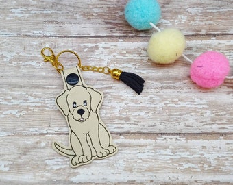 Llavero Labrador Lab / Fob / Tirador de cremallera / Etiqueta de bolsa