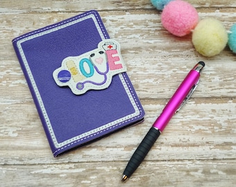 Nurse Love Mini Composition Notebook Cover *Includes Mini Notebook
