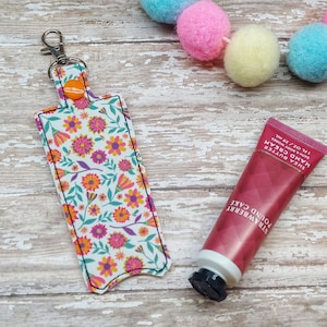 Orange Floral Print Lotion Holder ***Excellent Birthday, Easter Basket Gift, Super Stocking Stuffer or Terrific Teacher Gift Idea