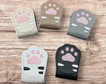 Kitty Cat Pawprint Magnetic Bookmark