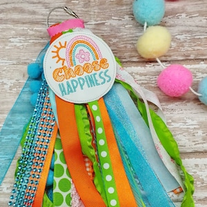 Choose Happiness Bag Tag / Bogg Bag Charm /  Accessory