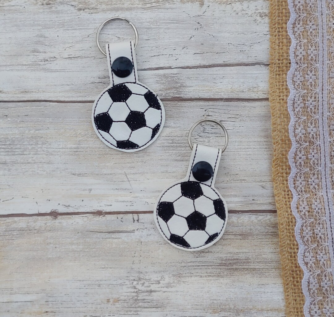Mini Soccer Ball Key Chain / Fob - Etsy