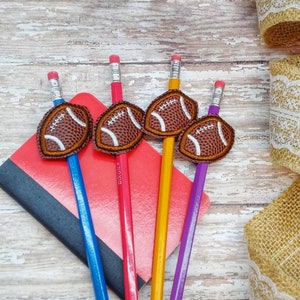 7 mini eraser football helmets pencil toppers Football Eraser