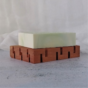 Wood Soap Dish, Handcrafted Soap Saver, Handmade Draining Soap Dish, Upscale Farmhouse Decor, Rustic Home Accessories