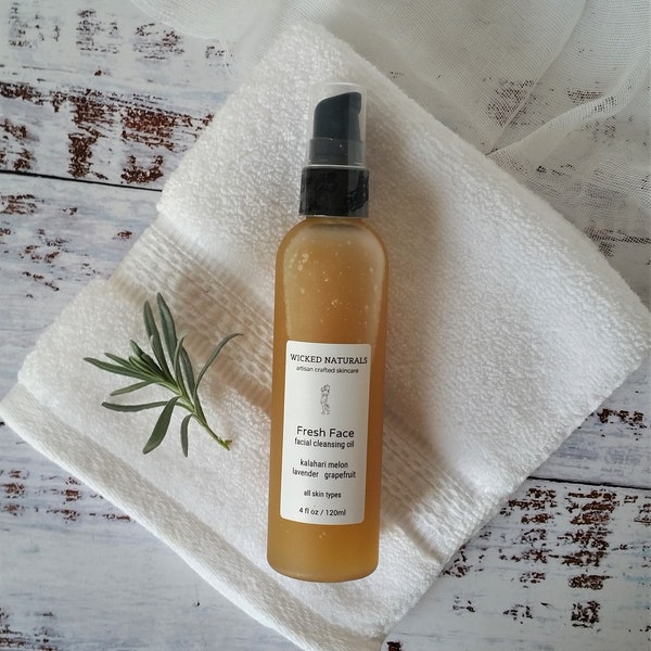 Face Cleansing Oil, All Skin Types Cleanser, Oil Cleansing Method, Natural Skin Cleanser, Makeup Remover