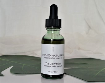 Jolly Man Beard Oil - Beard Care - Beard Grooming - Beard Conditioner - Essential Oil Scented Beard Oil - Beard Growth - Beard Gift