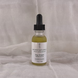 Daytime Face Serum for Normal to Oily Skin - AM Skincare  - Organic Natural Skincare for Sensitive Skin - Anti-Aging Facial Oil