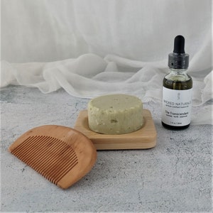 Transcendent Beard Oil Kit - Beard Gift Set - Beard Shampoo - Beard Comb - Beard Grooming - Beard Care