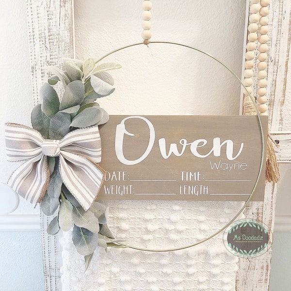 Farmhouse Hospital Door Hanger Etsy