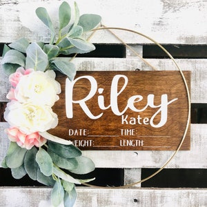 baby door announcements for hospital