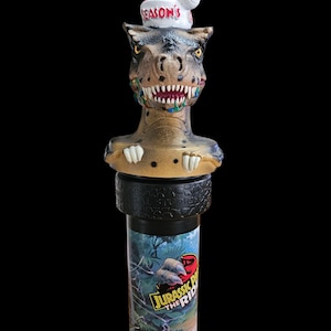 Vintage 1997 Universal Studios Hollywood Jurrasic Park the Ride Limited Edition Christmas Dinosaur Cup