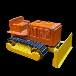 Vintage Tootsie speelgoedbulldozer