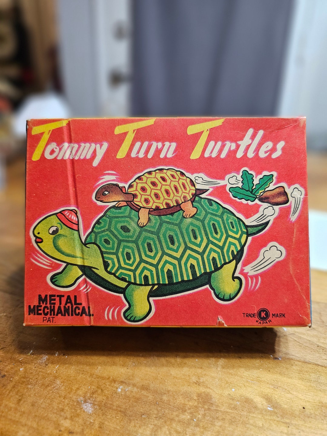 Antique Tommy Turn Turtle Toy - Etsy