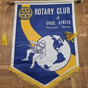 Rotary Club of Houston NASA Cloth Banner