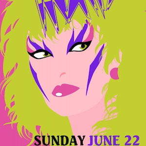 Misfits Jem and the Holograms Siouxsie and the Banshees Inspired Poster 8.5 by 11 80s