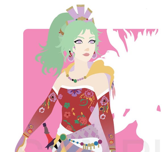 Terra Tina Branford Final Fantasy VI 6 Illustration Print - Etsy