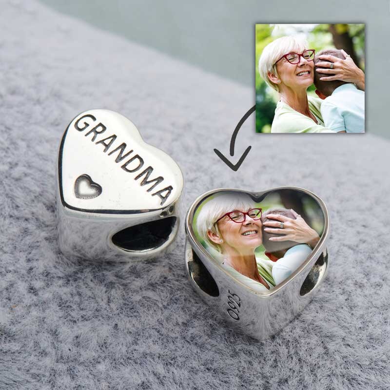 Oma Foto Charme Charm Pandora kompatibel Erinnerung Personalisierte UK Etsy
