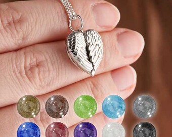 Angel Wings Ashes Locket