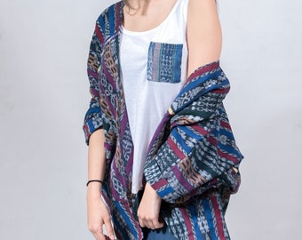 Kimono Jacket -ALMOLONGA-  Handmade in Guatemala