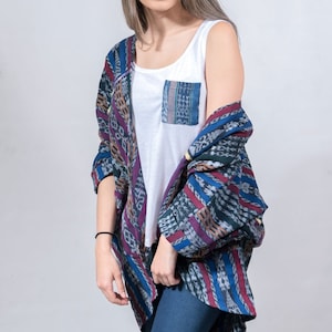 Kimono Jacket -ALMOLONGA-  Handmade in Guatemala