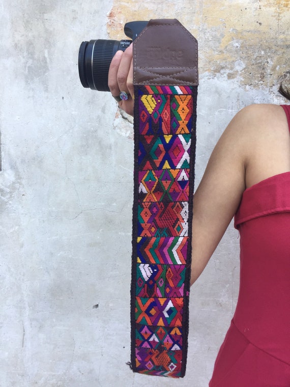 huipil camera strap