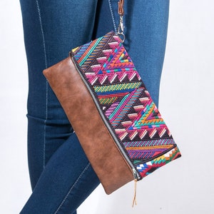 LEATHER CLUTCH - Handmade clutch - Chichi clutch