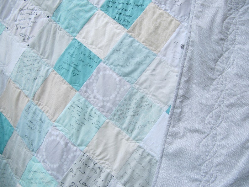 Wedding Guest Book Alternative Wedding Quilt Guest Book Etsy