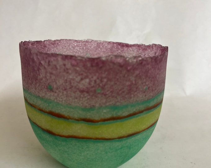 Pate de Verre Vessel