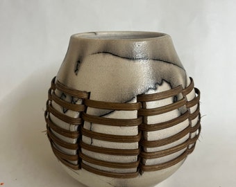 Horse Hair Vessel with Reed