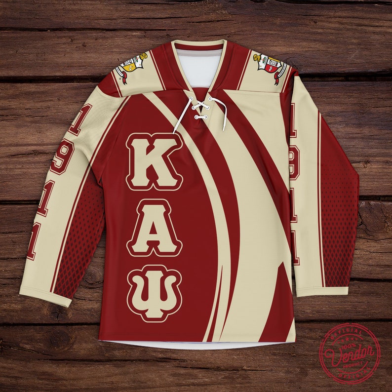Official Vendor Kappa Alpha Psi Curved Baseball Jersey Hockey