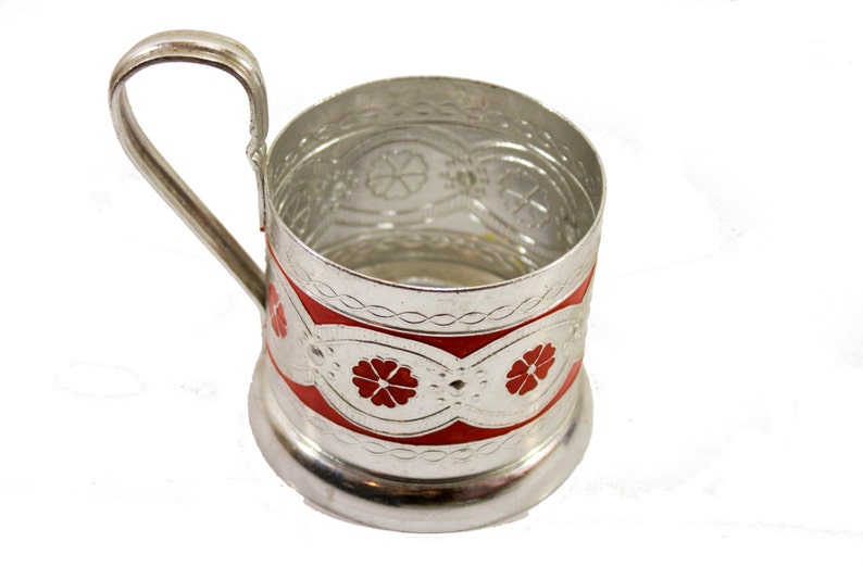 Tea glass holder Russian Traditional podstakannik soviet Etsy