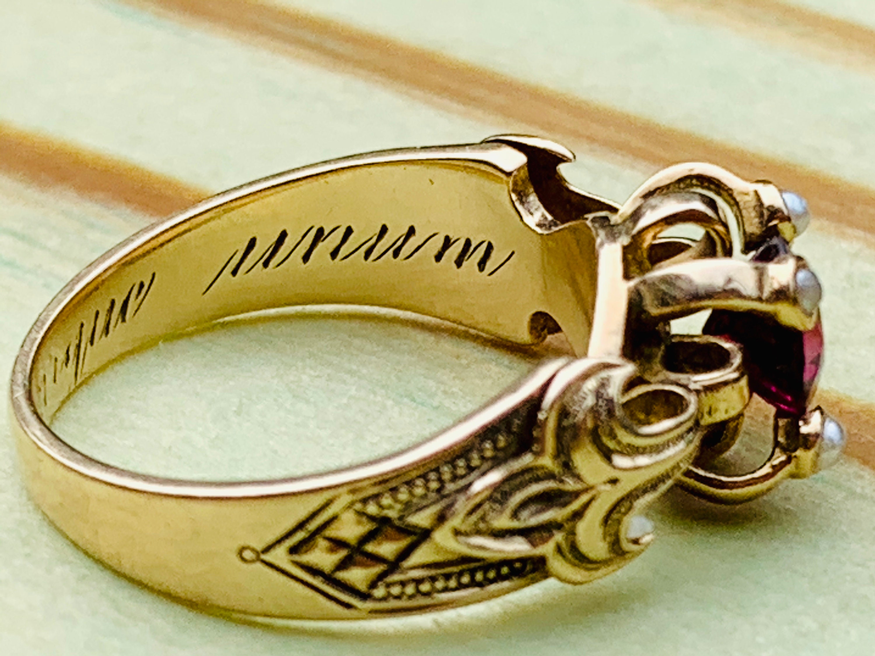 2nd payment Sold to CT. Antique Victorian Engagement Ring Ring