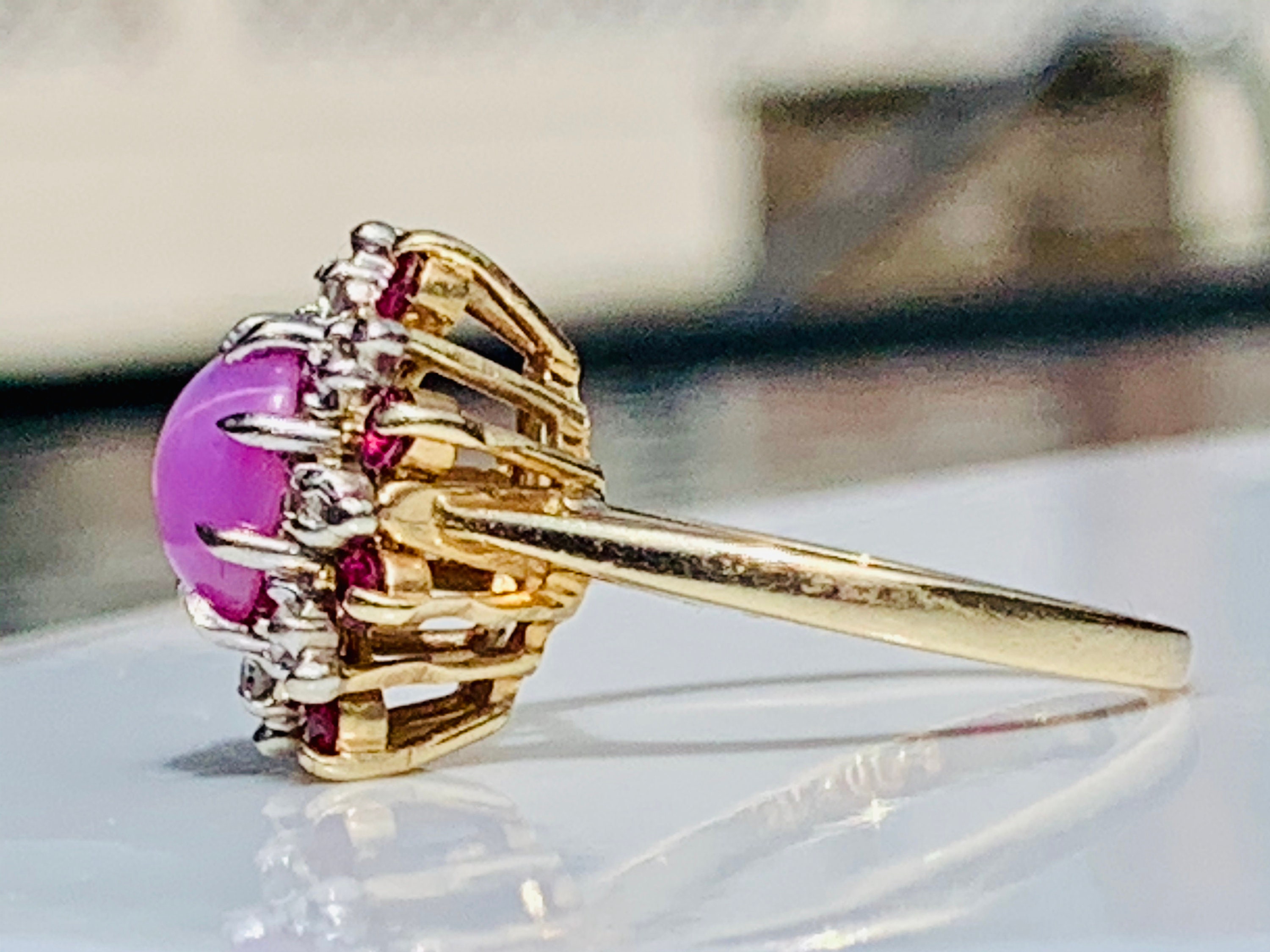 Ruby star sapphire best sale ring