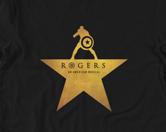 Captain America Shirt - Rogers The Musical - Men's & Women's T-Shirt - Marvel Shirt - Hamilton Steve Rogers Tshirt - Captain America Tee