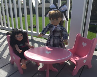 Doll Table and Chairs