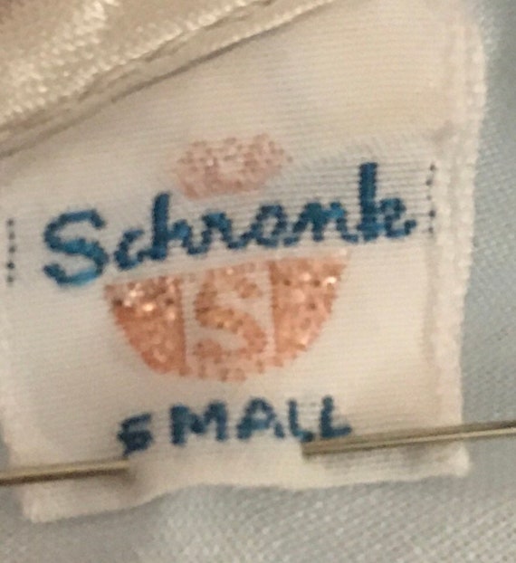 1950s Schrank Cotton Nightgown, Vintage Embroider… - image 9
